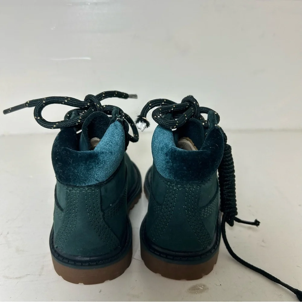 Timberland Toddler Premium Waterproof Boots Velvet Green Size 4